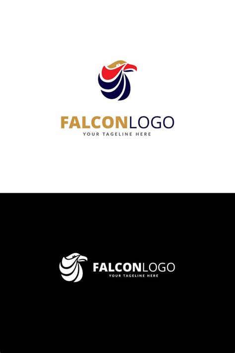 falcon brand logo template  templatemonster logo templates logo design template