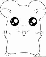 Coloring Hamtaro Say Hi Pages Coloringpages101 sketch template