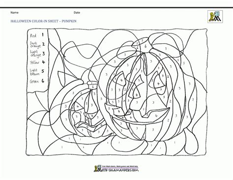 math halloween coloring worksheets alphabetworksheetsfreecom