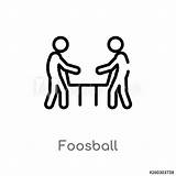 Foosball sketch template