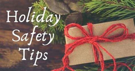 give yourself the t of safety during the holidays uknow