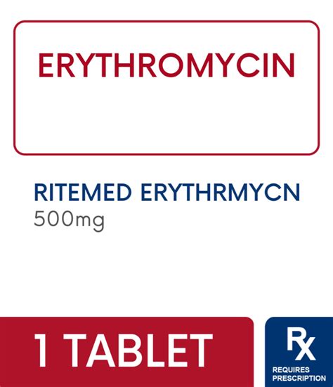 erythromycin mg tablet ritemed   rose pharmacy