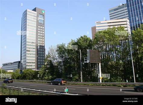 abn amro bank headquarters amsterdam zuidas financial district amsterdam south netherlands