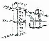 Coloring Ishtar Gate Ziggurat Pages Google Color Getcolorings sketch template