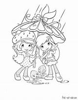 Strawberry Shortcake Coloring Pages Color Print Printable Kids sketch template
