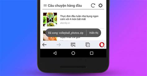 opera mini ban android duoc cap nhat chu trong den kha nang tai tap tin hon