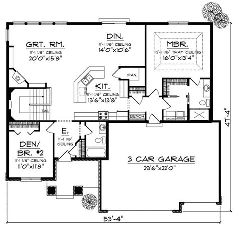 level house plans  basement openbasement
