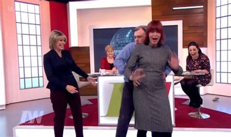 sex symbol ed balls gets physical with janet street porter tv