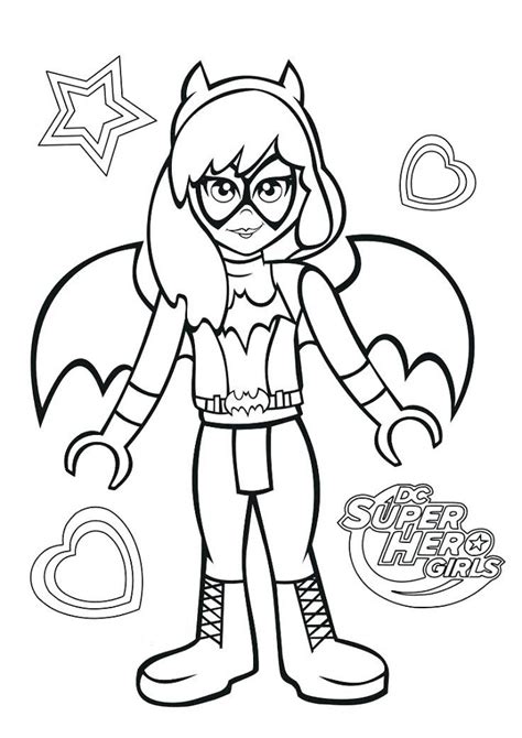 batgirl coloring pages  printable coloring pages  kids