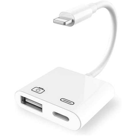 apple mfi certifiedusb camera adapter usb male  female otg data sync cable  charging