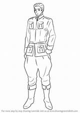 Germany Draw Hetalia Axis Powers Drawing Step Anime Tutorials Drawingtutorials101 sketch template