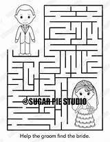 Maze Party sketch template