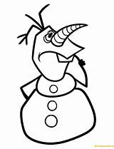 Coloring Olaf Pages Frozen Color Printable Colouring Movie Elsa Disney Print Christmas Sheets Enchanted Adults Kids Magical Snowman Printables Gif sketch template