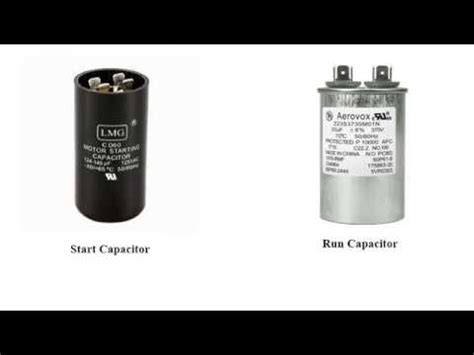 start  run capacitor youtube