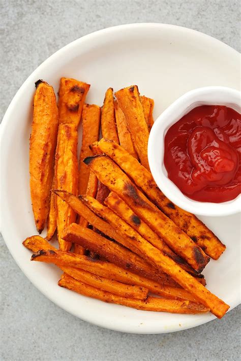 yokonakanodesign oven baked sweet potatoe fries taste  home
