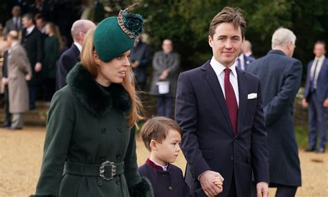 princess beatrices stepson christopher woolf  sandringham debut