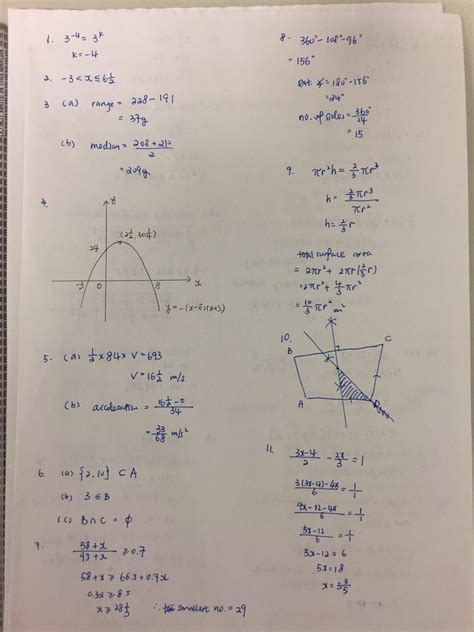 gce  level math paper   oct  check  answers tuition