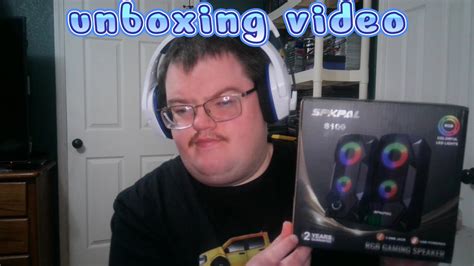 unboxing spkpal  rgb gaming speakers   worth  youtube
