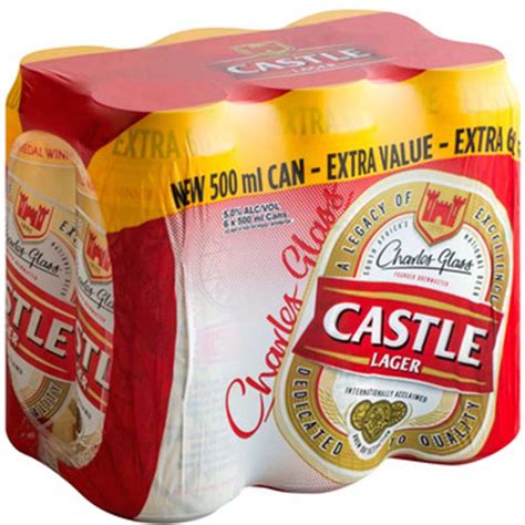 castle lager ml cans  bar keeper