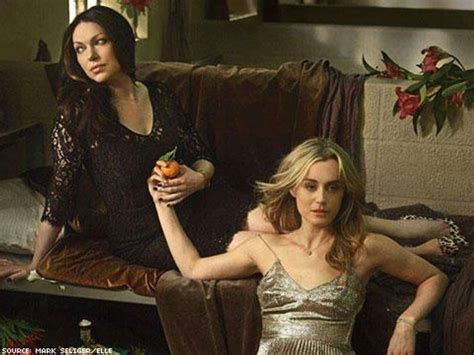 Shot Of The Day Taylor Schilling And Laura Prepon Sizzle For Elles