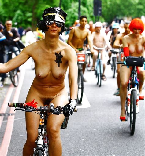 Sexy Kinky Girl At World Naked Bike Ride 2016 5 Pics