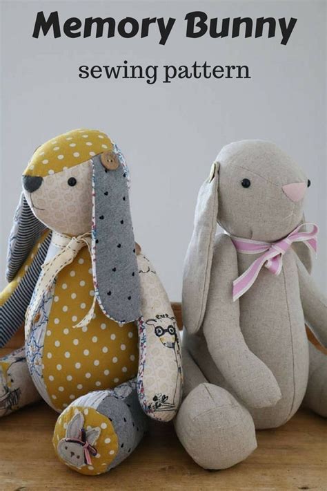 printable bunny sewing pattern