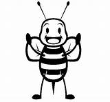 Bee Little Coloring Coloringcrew sketch template