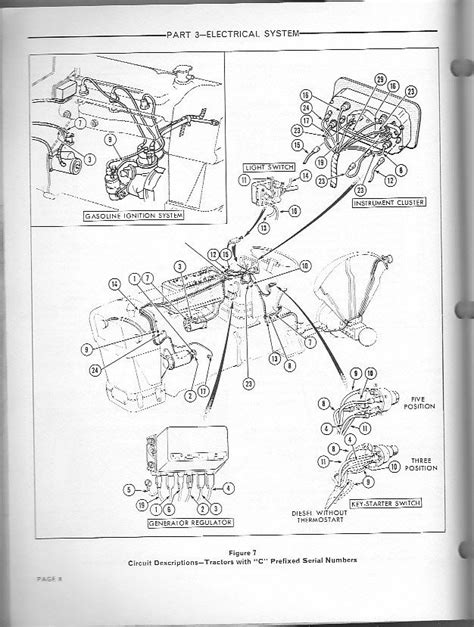 ford   cylinder tractor wiring diagram