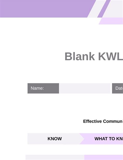 printable kwl chart template printablefindercom