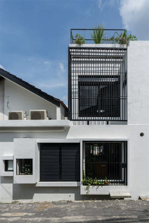 modern malaysia terrace house exterior design trendecors