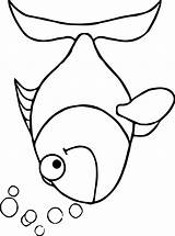 Fish Coloring Pages Fishing Simple Rod Printable Cartoon Angel Tropical Fly Easy Drawing Color Goldfish Salmon Colorings Clipart Getcolorings Clipartmag sketch template