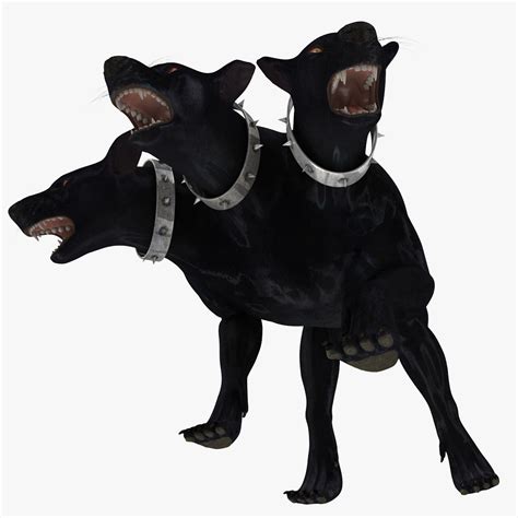 model  headed dog cerberus ged