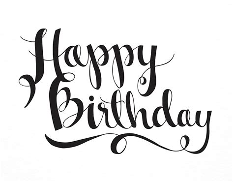 Svg Freeuse Stock Congratulations Vector Calligraphy Happy Birthday