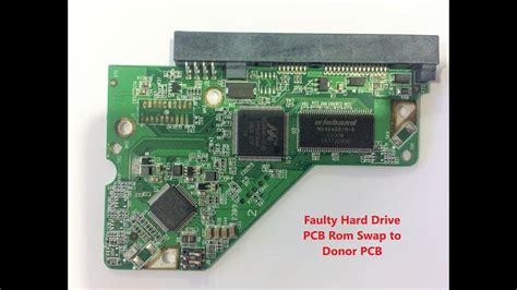 hard drive data recovery bios  rom swap  donor pcb youtube