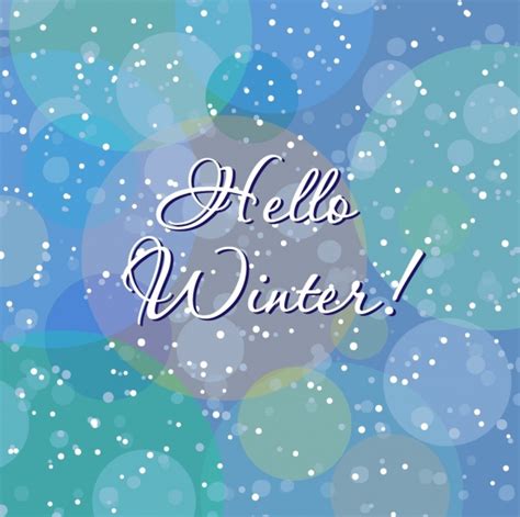 winter background bokeh snow falling style vectors graphic art