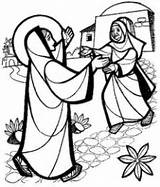 Visitation Lucas Advent Carmelite Clipground Bacheca sketch template