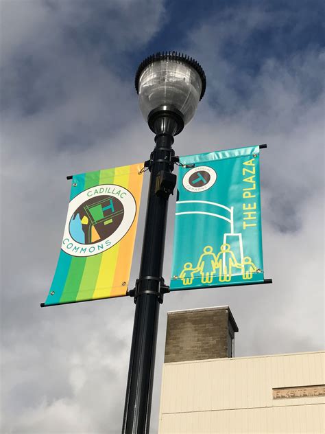 kalamazoo banner works banner design inspiration light pole pole