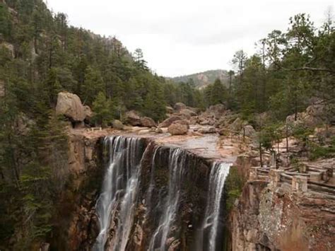 cascada cusarare creel chihuahua waterfall outdoor water