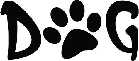 dog paw printable print stencil clipart image wikiclipart