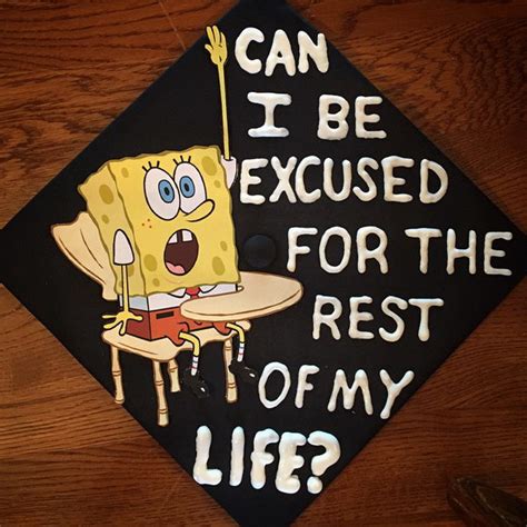 10 Of The Best Spongebob Graduation Caps Youll Ever See Her Campus
