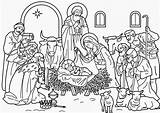 Nacimiento Colorat Desene Nasterea Iisus Kerstfeest Blanco Ausmalbilder Weihnachten Epiphany Kerst Nativity Finerfem sketch template