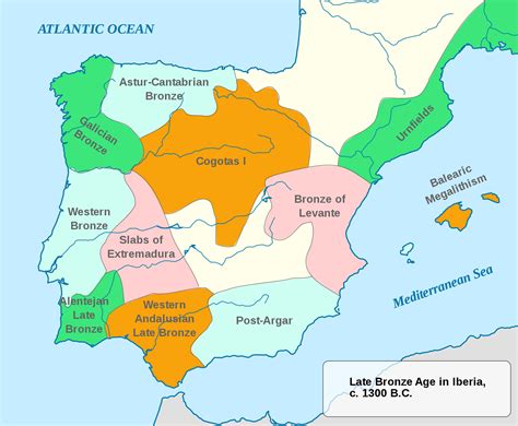 pre roman peoples   iberian peninsula map