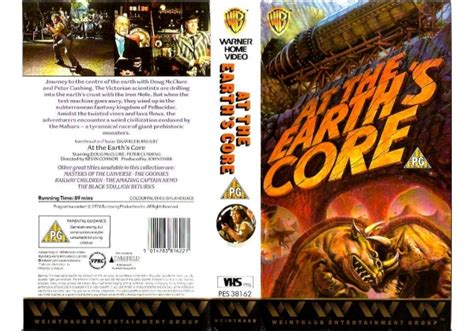 At The Earths Core 1976 On Warner Home Video United Kingdom Vhs