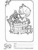 Coloring Bath Bubble Pages Precious Getdrawings sketch template