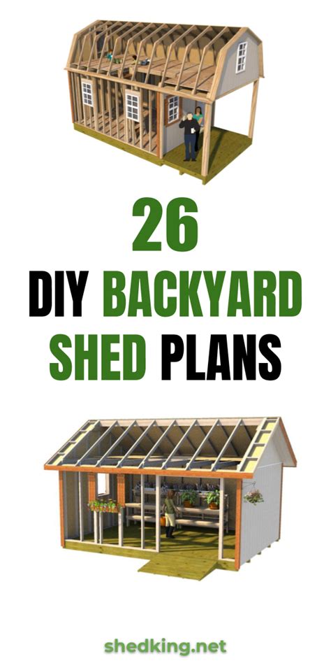 yard shed plans  easy  build
