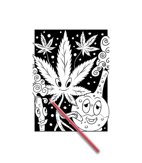 stoner coloring page colouring page  adults stoner coloring book