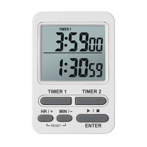 taylor dual event digital timer  clock walmartcom walmartcom