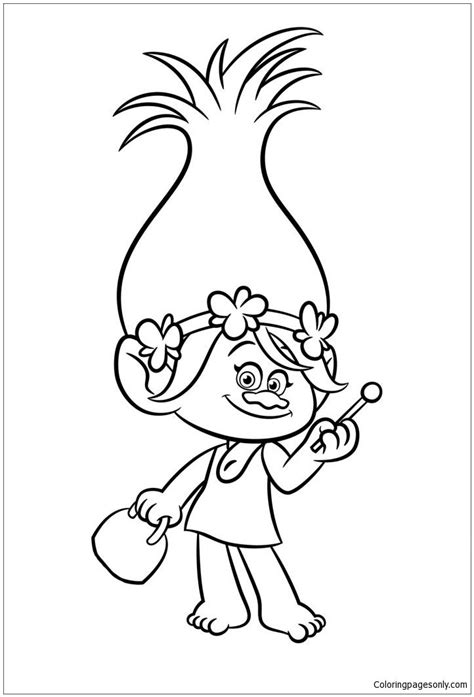 trolls poppy  coloring page  coloring pages  coloriage