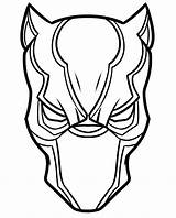 Panther Pantera Mask Sheets Avengers Dragoart Nera Scribblefun Getdrawings Canary Ausdrucken Ausmalen Preschoolers Hearts Schwarzer Czarna Superhelden Everfreecoloring Malvorlagen sketch template