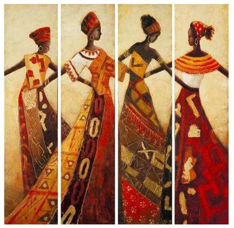 Online Buy Wholesale African Figure Painting From China African Figure